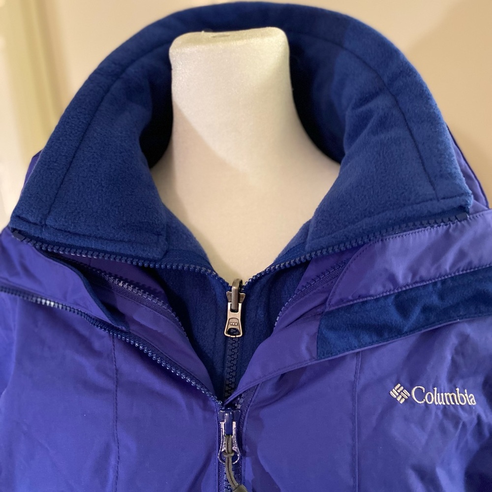 Purple Double Winter Jackets Columbia XL